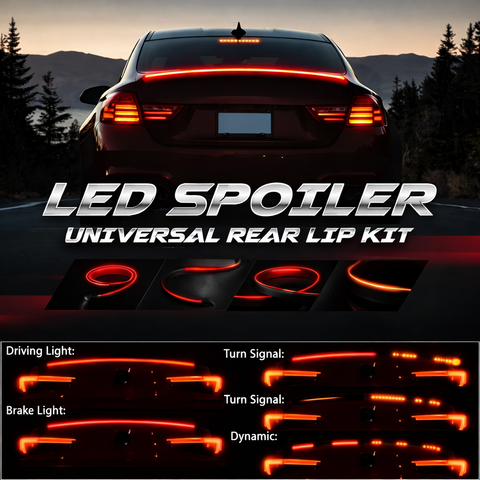 LED Spoiler - Universal Rear Lip Kit