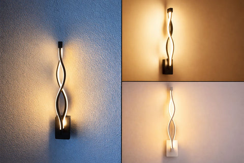 LED Aluminum Wave Wall Light